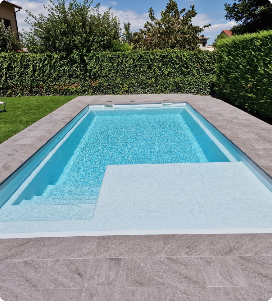 Piscine couleur Gris - Soleil