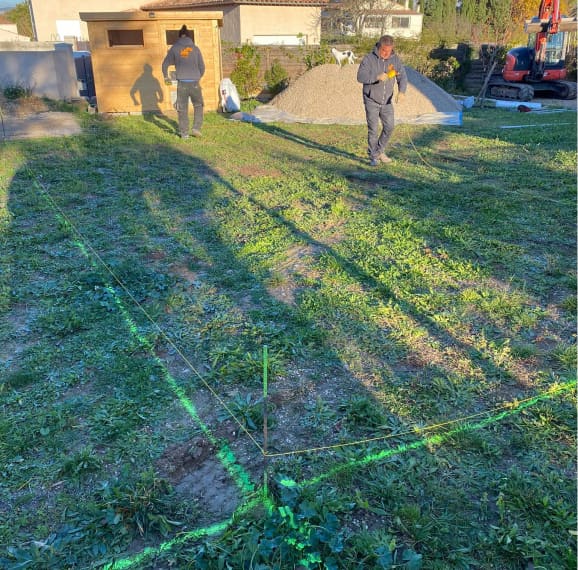 Excavation du sol